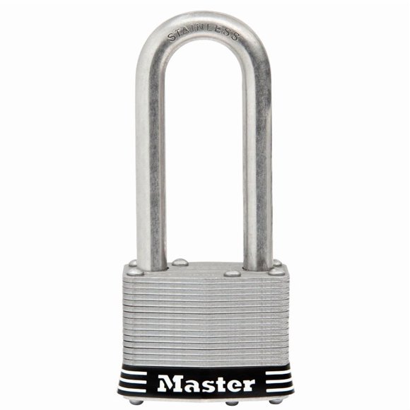 Padlock Master Lock de acero laminado resistente a la intemperie de 11 cm