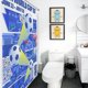 thumbnail image 5 of FIFA Cortina de Ducha para Baño Decoración del Hogar, Cortinas de Baño Impermeables Duraderas, Cortina de Baño, Decoración de Baño para Adultos Niñas Niños, Regalos para Casa 119cmX180cm, 5 of 6