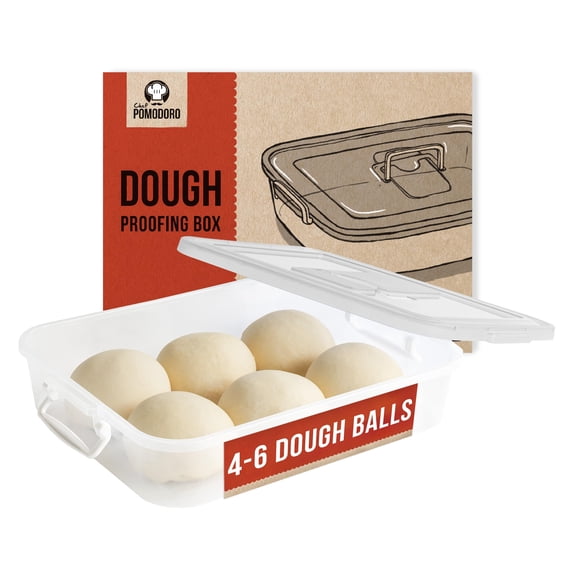 Caja a prueba de masa para pizza Chef Pomodoro, 14 x 11 pulgadas, gris