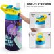 thumbnail image 4 of El Segundo Mejor Hospital de la Galaxia Botella de Agua con Tapa Pop Top de Un Toque, Acero Inoxidable, a Prueba de Fugas, para Deportes, Botella Infantil azul 12 oz, 4 of 6