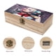 thumbnail image 3 of Caja Organizadora de Madera Rústica Harley Quinn Desmarcar, 3 of 6