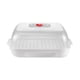 thumbnail image 4 of Microondas Vaporizador Recipiente Tapa Cocina Comida Material Pp para Preparar Platos Rápidos y Fáciles Adecuado para Hogar Oficina Departamento Dormi, 4 of 5