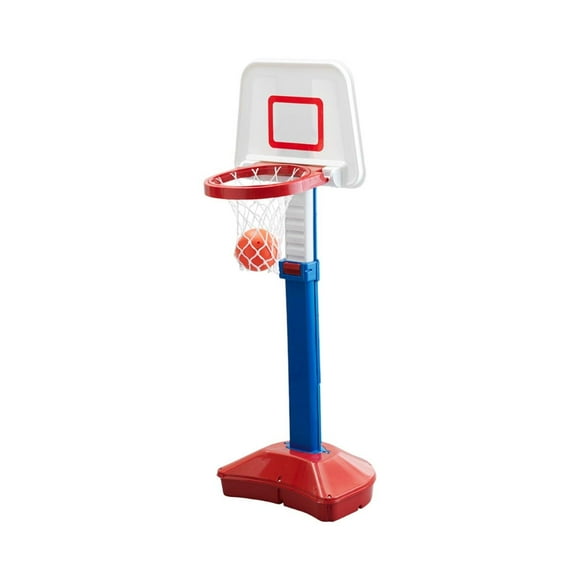 Set Aro Basketball + Pelota Ajustable 1,30m AmericanPlastic multicolor Tamaño Único