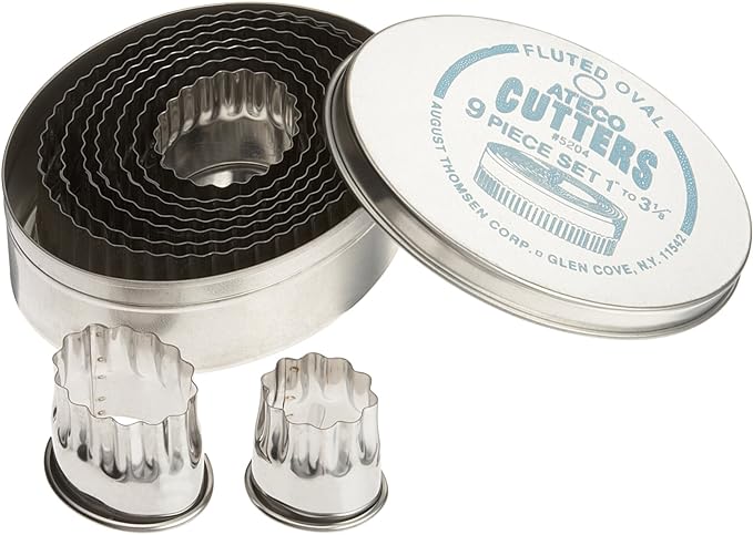 Ateco - Cortador Ovalado 9 Pcs