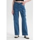 thumbnail image 1 of Jeans Mujer Cargo Calce Recto Azul - VI, 1 of 4