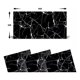 thumbnail image 5 of X12 Palmetas Adhesivas Laminas De Pared Mural 30x60cm 2mt2 Negro Mármol, 5 of 6