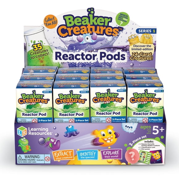 Recursos de aprendizaje de juguetes científicos Beaker Creatures Reactor Pod