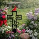 thumbnail image 4 of Placa conmemorativa metal cementerio recuerdo cardenal estaca tumba decoración exterior, 4 of 6