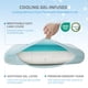 thumbnail image 4 of Almohada viscoelástica de gel refrescante EGOHOME con funda reversible, 4 of 9