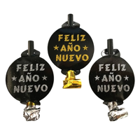 Genérico - Pito Serpiente F.A.N. Dorado/Plateado X6 Uni