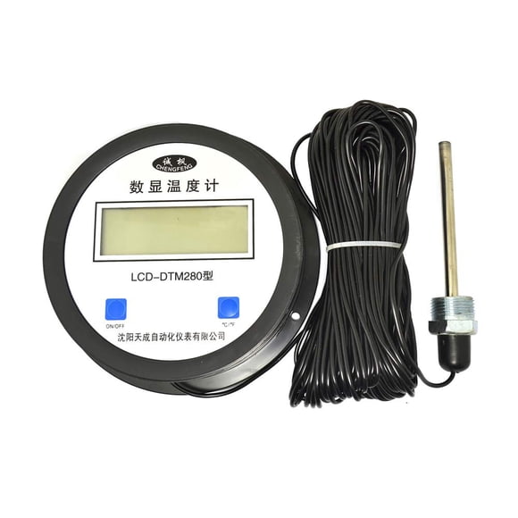 Termómetro Q-BAIHE con sonda de 30 m -50 °C a +60 °C