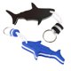 thumbnail image 5 of Llavero Flotante Con Forma De Pez, Llaveros Flotantes, Azul Y Negro, 2 Uds., 5 of 5