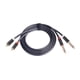thumbnail image 4 of Rca Dual A Cable De Audio Dual De 6 35 Mm A Sólido Para Elertronic Qrgan 1 5 M, 4 of 5
