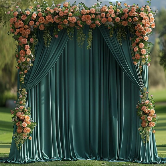 Fondo ESGOTBME 3 × 3 m Verde Cazador Sin Arrugas
