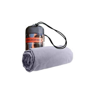 Pro Outdoor - Toalla Microfibra Suede Gris Gris L