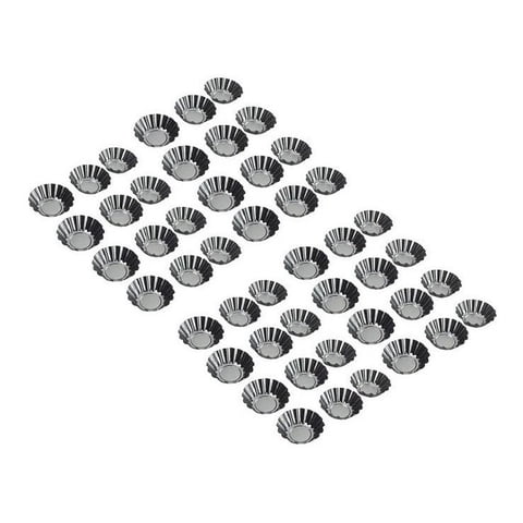 Genérico - Pack 48 Molde Mini Tartaleta Tarta Moldes Para Reposteria