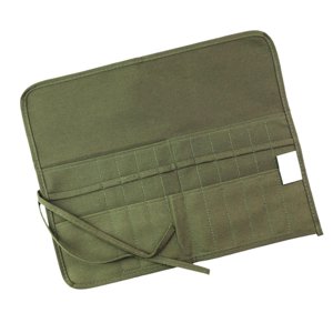 Magideal - Soporte De Lona Para Pinceles De Pintura, Bolsa De Lápices De Viaje, Suministro De Arte Plegable, Estuche Para Lápices Y Bolígrafos De Gran Capacidad, 22 Ranuras