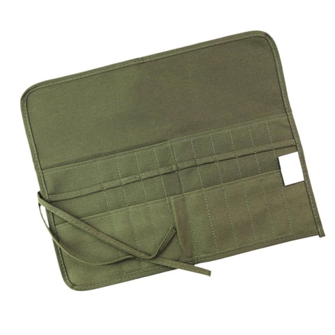 Magideal - Soporte De Lona Para Pinceles De Pintura, Bolsa De Lápices De Viaje, Suministro De Arte Plegable, Estuche Para Lápices Y Bolígrafos De Gran Capacidad, 22 Ranuras