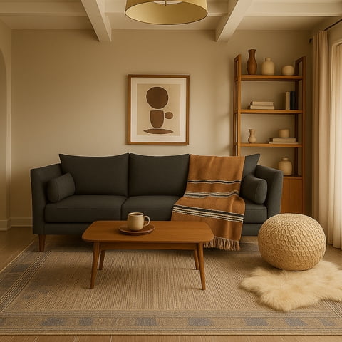 Casa Wow Deco - Sofá 3 Cuerpos Lyra Gris Oscuro Tela – Confort Y Estilo Para Tu Hogar