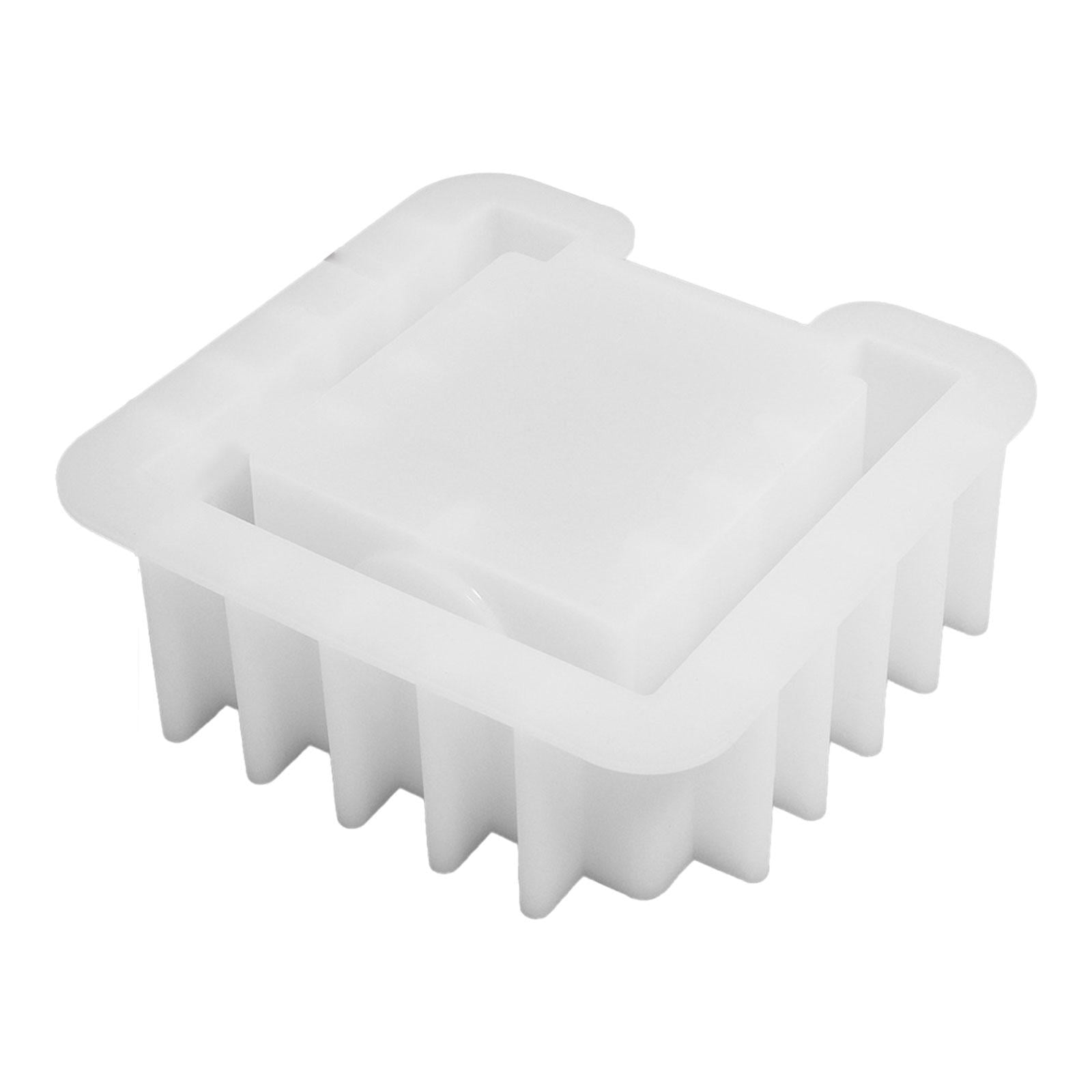 Magideal - Modelo De Silicona, Modelo Para Hacer Candelabros, Herramienta De Elaboración De Quemador De Fusión, Modelo De Resina Epoxi, Fundición De Resina Epoxi Molde Cuadrado