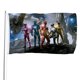 thumbnail image 1 of Power Rangers Bandera impresa con temática, regalo perfecto para fanáticos, amigos y familiares, y adecuada para actividades al aire libre e interiores, decoraciones de fiesta. 120*180CM, 1 of 6