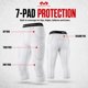 thumbnail image 2 of Impact Gear McDavid Malla 3/4 Blanca Talla S, 2 of 6