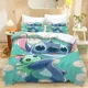 thumbnail image 1 of Stitch Cute Bed Duvet Cover Funny Anime Cartoon Bedding Sets Lightweight 3 Piece Comforter Sets, 1 of 3