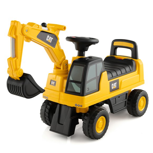 Excavadora para niños Caterpillar con licencia Costzon y almacenamiento