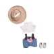 thumbnail image 2 of Conjunto De Pantalón Y Top Con Tirantes Para Muñeca, Sombrero Y Zapatos, Para Muñeca De 17 Cm, Conjunto De Zapatos Azul Y Rosa, 2 of 3