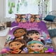 thumbnail image 2 of Bratz Girls Conjunto de sábanas temático, trío de piezas, cómodo y amigable con la piel, diseño único, regalo de decoración para el hogar para familiares, amigos y fans, 90 cm * 190 cm, 2 of 6
