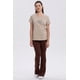 thumbnail image 4 of Polera Mujer Print Aplicación Folia Beige, 4 of 4