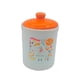 thumbnail image 2 of Azucarero especiero frasco loza 13x13x20cm 1500ml redondo naranja, 2 of 3