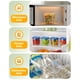 thumbnail image 4 of Contenedores de almacenamiento para congelador BiuLeon, paquete de 6 unidades, 700 ml, parte superior torcida, 4 of 8
