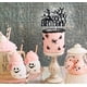 thumbnail image 5 of Decoración para tartas Ferastar con purpurina negra para Halloween, feliz cumpleaños, 5 of 7