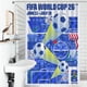 thumbnail image 4 of FIFA Cortina de Ducha para Baño Decoración del Hogar, Cortinas de Baño Impermeables Duraderas, Cortina de Baño, Decoración de Baño para Adultos Niñas Niños, Regalos para Casa 119cmX180cm, 4 of 6