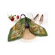 thumbnail image 5 of INSPIRE CHIC Pañuelo Cuadrado de Satén para Mujer 35" Grande Cachemira Simétrica Pañuelo de Seda para el Cabello Envoltura para Dormir Bandanas 90x90cm Verde, 5 of 6