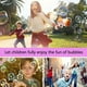 thumbnail image 2 of Bubble Gun Electric Automatic Bubble Blowing Rocket Artillery Bubble Machine, Children's Portable Outdoor Party Toy LED Light Toy Children's Gifts (excluding Bubble Liquid And Battery), 2 of 2