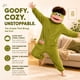 thumbnail image 3 of Pijama Sachie Mono de Monstruo Adulto Verde Divertido, 3 of 7