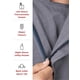 thumbnail image 3 of Chaqueta de Chef Chef Works Springfield Azul Tinta XX-Large, 3 of 4