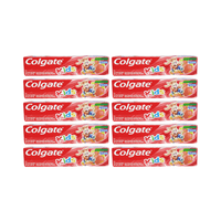 Pack 10 Pasta Dental Colgate Kids Sabor Frutilla 50G