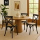 thumbnail image 2 of Pack 4 Sillas De Comedor Crossback Madera Negro, 2 of 6