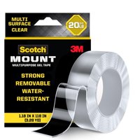 Cinta De Montaje Scotch-Mount, Cinta De Gel Multiusos, 20 Libras