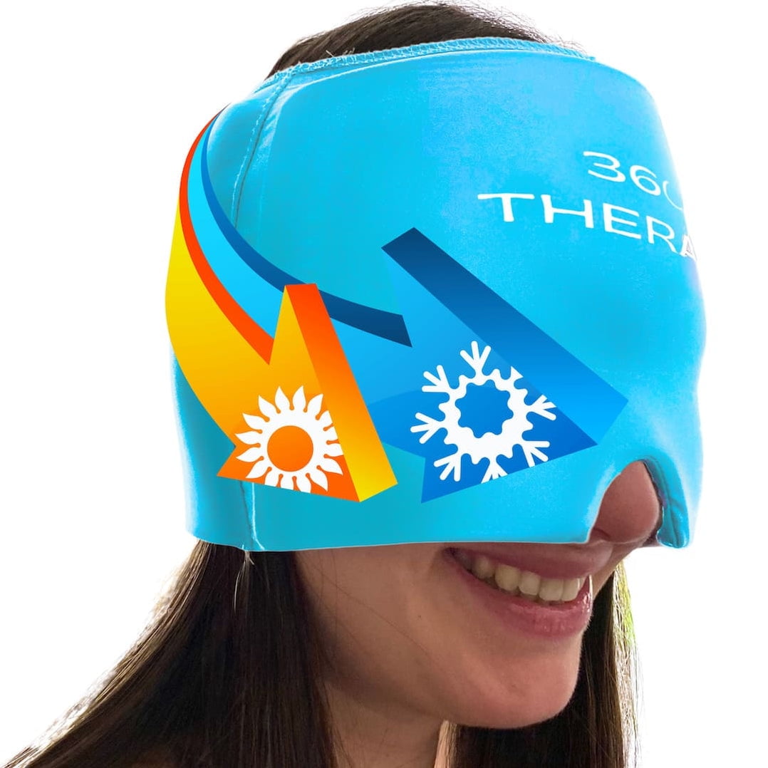 360º Therapy® - Gorro Terapéutico De Gel Sólido Para Migraña