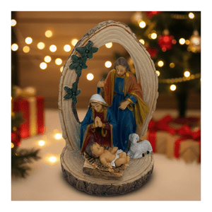 Genérico - Pesebre Nacimiento Adorno De Navidad Decoración Adorno 17X12 Cm Navidad 2025