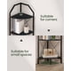 thumbnail image 2 of Estantería industrial Corner Shelf CHOEZON de 5 niveles, negra, 2 of 9