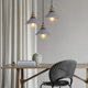 thumbnail image 3 of Lámpara colgante de diseño gris de 3 luces de metal para comedor, dormitorio y sala de estar., 3 of 5