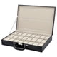 thumbnail image 3 of Caja de reloj grande de material cuero PU con 36 ranuras con bisagras resistentes, regalos, colección de relojes, organizador de relojes, vitrina de reloj, 3 of 5