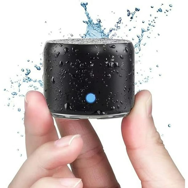 Con Estuche De Transporte Mini Bocina Bluetooth 5.0 Portátil Altavoz Inalámbrico Con Extra Bass Impermeable Ip67 Con 12 Horas De Reproducción Perfecto Para Lectura Senderismo Playa Y Viajes (negro)