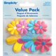thumbnail image 2 of Parche bordado Simplicity 8 uds Multicolor Margarita, 2 of 3