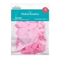 Set 12 Globos De Latex Color Rosado, 1 Un  Way To Celebrate